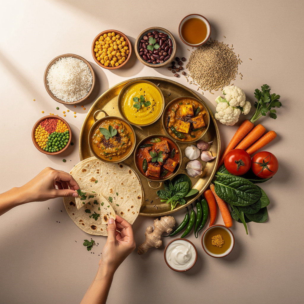 Chez Chander North Indian vegetarian cuisine - fresh spices and plant-based ingredients prepared with care in Sion
